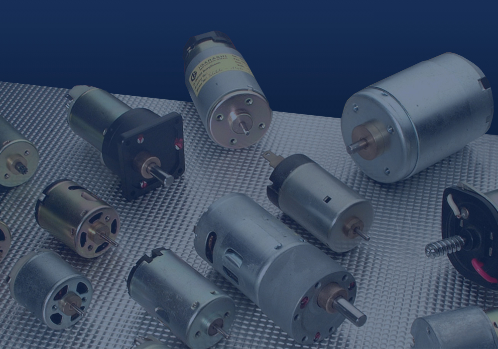 small DC motors & accessories